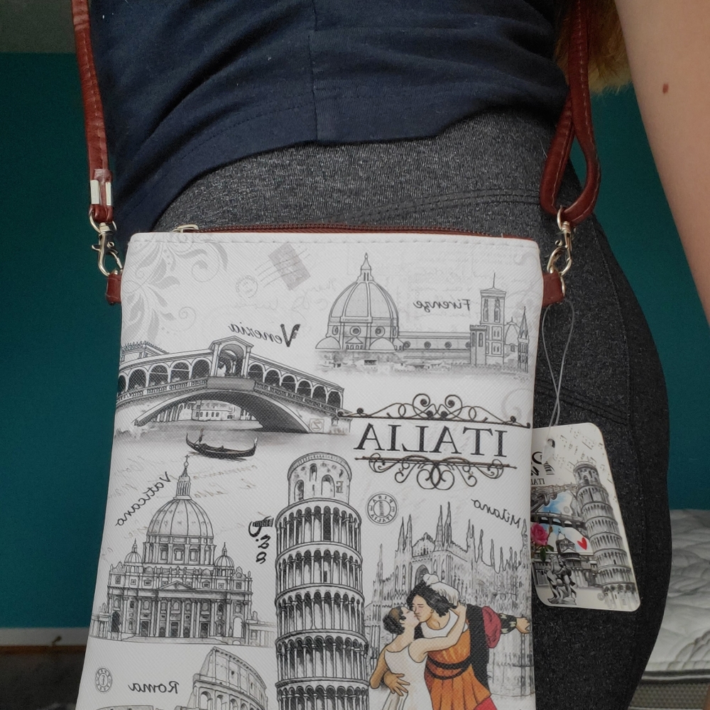 Italian over the shoulder purse